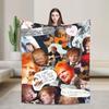 Berühmter Sänger Ed Sheeran Klassische Flanelldecke Warm Weich Bettwäsche Überwürfe für Sofa Sessel Reise Büro Tagesdecke Sofabettbezug