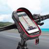 wheel up Bike Phone Bracket Waterproof Stand Bag Bicycle Front Packet Navigation Supportblack red