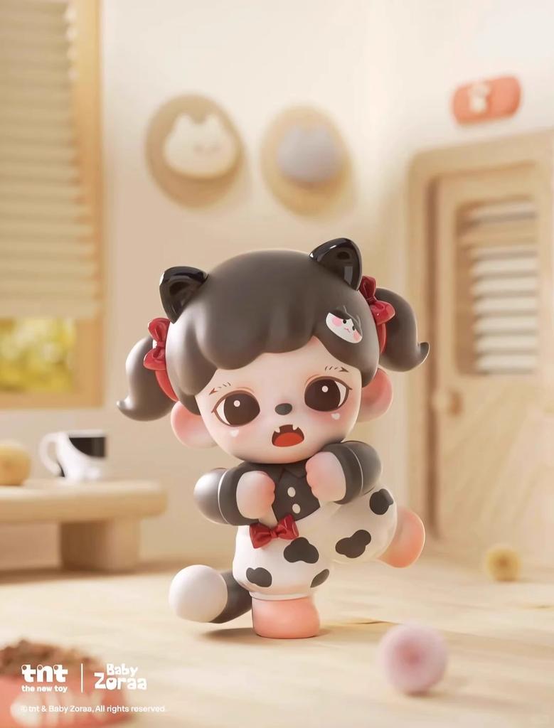 Baby Zoraa Meow Cat Face Series  Cute Toy Collection Desktop Ornament Girl Birthday Gift Surprise Toy