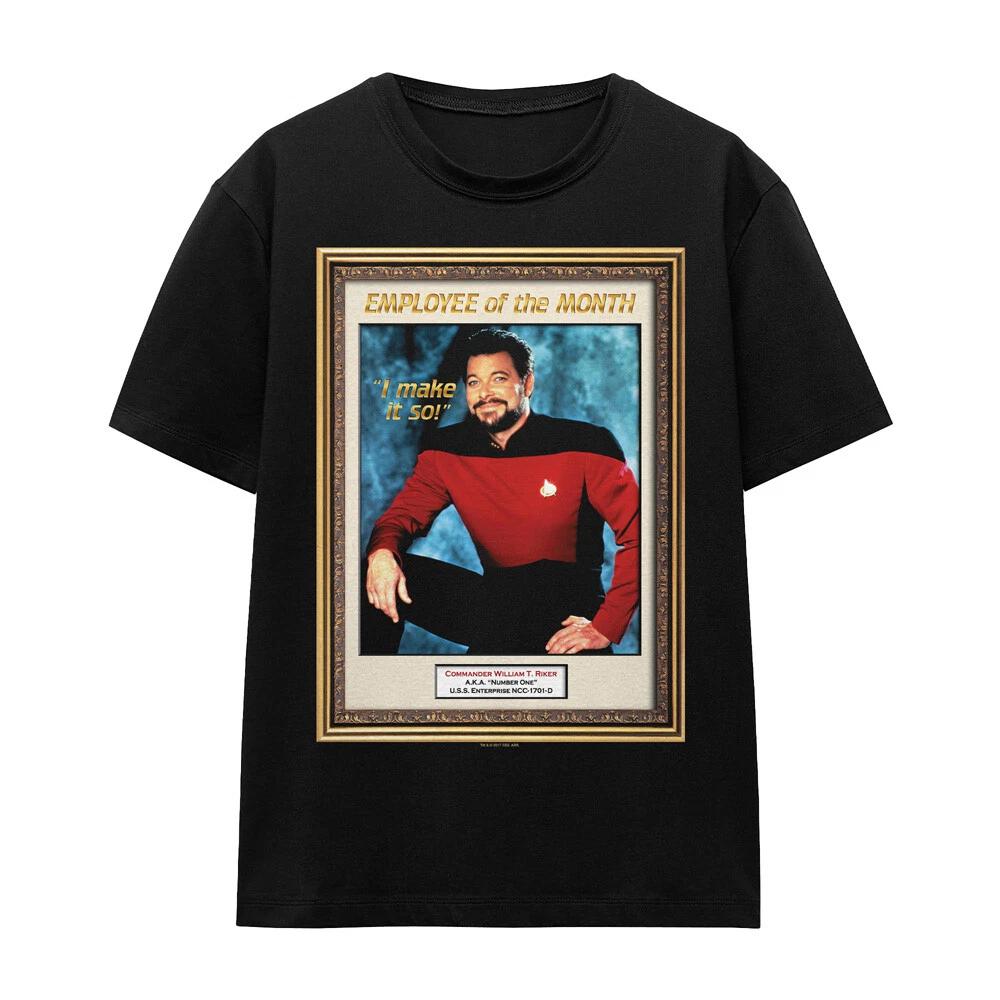 

Star Trek Employee Of Month Ladies 100% Cotton T-shirt Mens Tees Top S-2XL, Black S