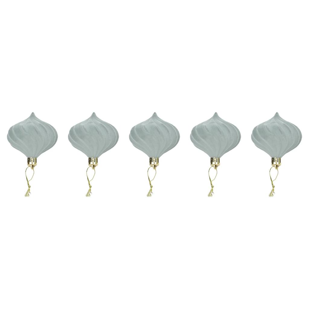 Unique Christmas Balls Onion-Shaped Ornaments Perfect For Christmas Celebrations Red Plush Decoration For Christmas Tree