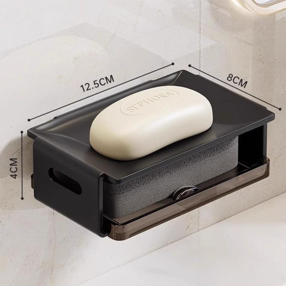 

Waterproof Hole-free Soap Dish Space Aluminum Aluminum Soap Drain Box Household