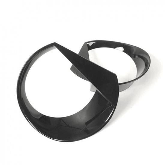 Eyes ABS Headlight Trim Head Light Bezel Lamp Cover for Jeep Renegade