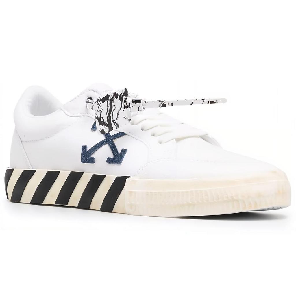 Off-White Vulc Sneaker White Navy Blue 2021 Men Sneakers OMIA085F21FAB001-0146