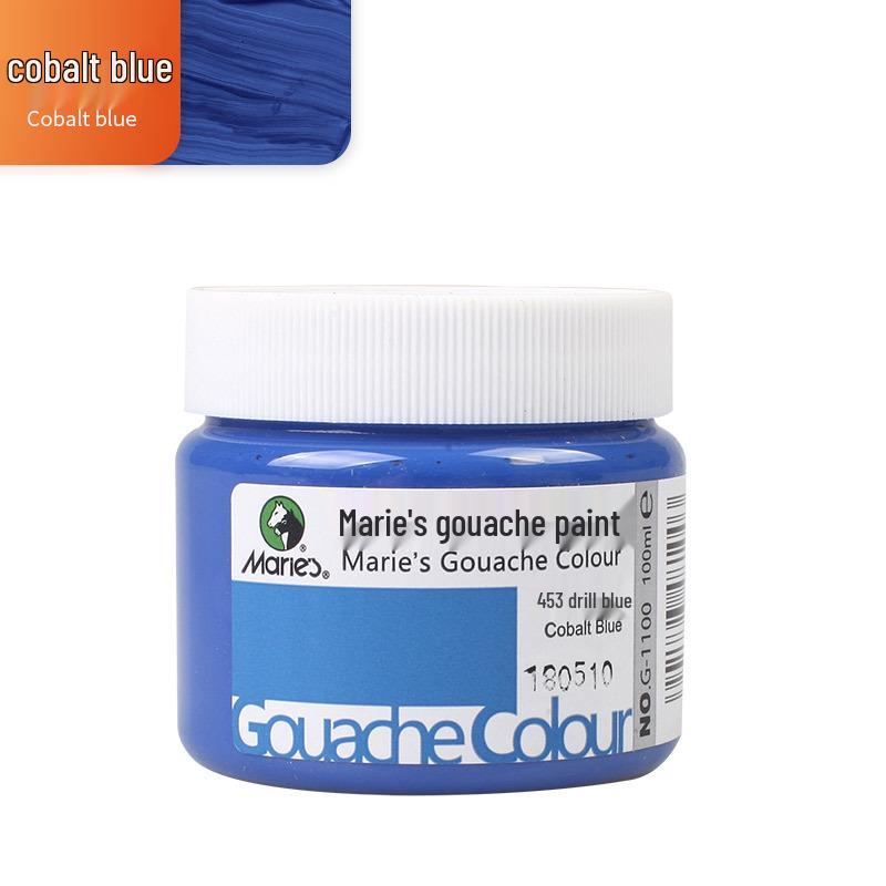 Mali Afwasbare Gouache Verf 100ml - Handgeschilderde Kleuren voor Kinderen en Studenten