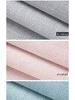 Thick Linen Cotton Coarse Weave Fabric for Sofa Cushions, Seats, and Soft Packs In Plain Colors
