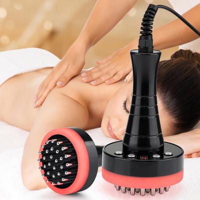 Electric Meridian Body Massage Brush Vibration Hot Compress Microcurrent Anti Cellulite Machine Physiotherapy Fat Burning