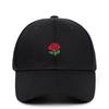 Rose Embroidery Dad Hat: Fashionable Outdoor Casual Baseball Cap