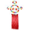 80cm Hawaiian Hula Skirt Set: Single/Double Layer for Children & Adults – Perfect for Performances & Seaweed Dance