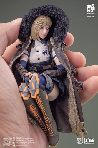 SERENE HOUND Series I8 72C323S Catherine Deluxe Version 1/12 Scale Fabric, PVC, and ABS Painted Movable Figure