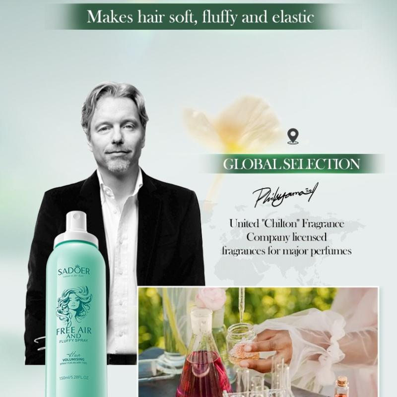 Hair Fluffy Spray SADOER Oil Removal To Improve Hair Slump Smooth Spray