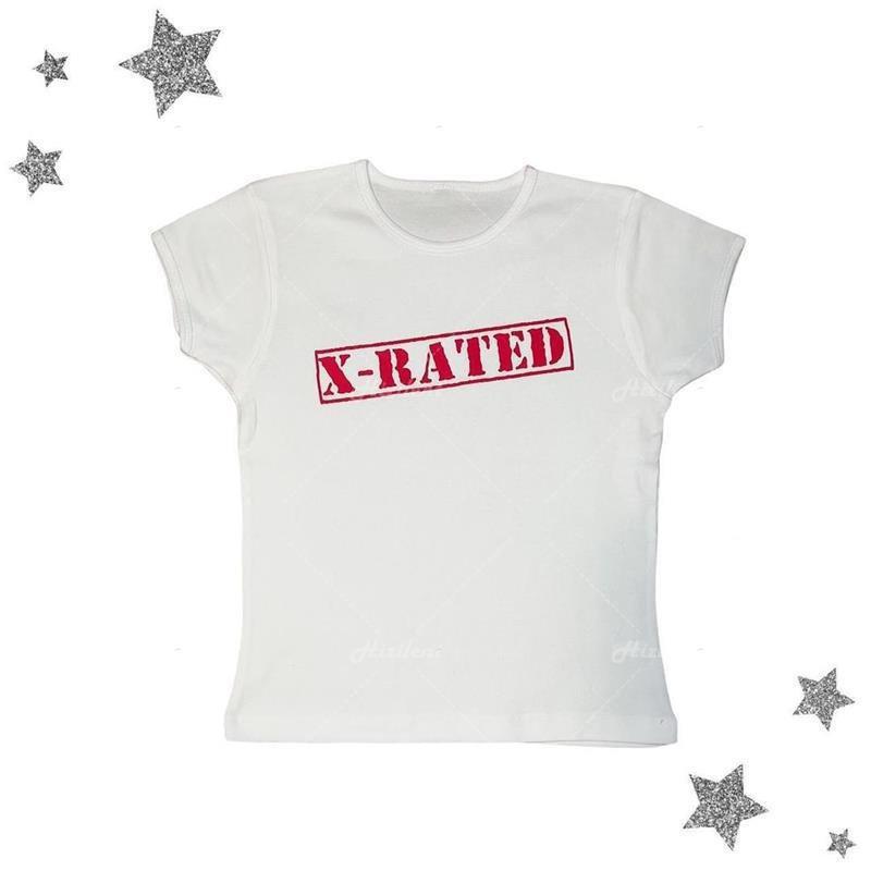 American short slim-fit short-sleeved bottoming shirt T-shirt women's summer new letter-printed sweet and spicy girl top INS