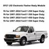 EP27 LED Flasher Relay 5 Pin Fit for 1997-2008 Ford F150 | 1997-2010 Super Duty F250-F550 | 1995-2011 Ranger | LED Electronic Turn Signal & Hazard