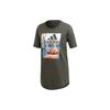 Training Sports Crew Neck Short Sleeve T-Shirt Women Tops Earth-Brown ED6174