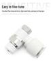 PTL Pneumatisches Drosselventil, Push-Lock Mini-Stecker, Geschwindigkeitsregelventil PTL4M401 6M5 601A-M