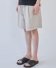 AOTT String Single-Pleat Bermuda Pants Grey