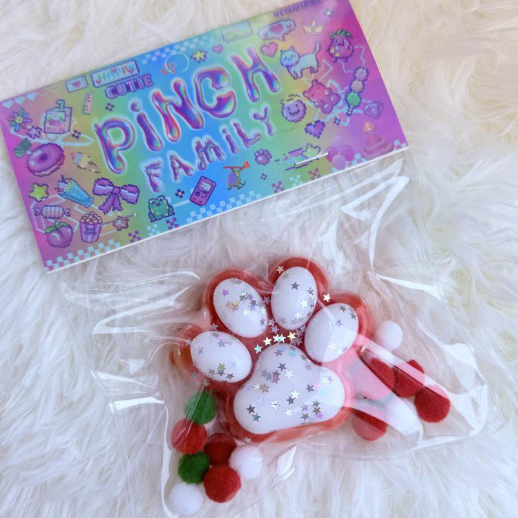 Super Soft Plush Cat Claw Blind Bag: Music Pinch Decompression Toy