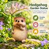 Realistic Hedgehog Statue Handcrafted Look Garden Animal Statue  Yard Landscaping