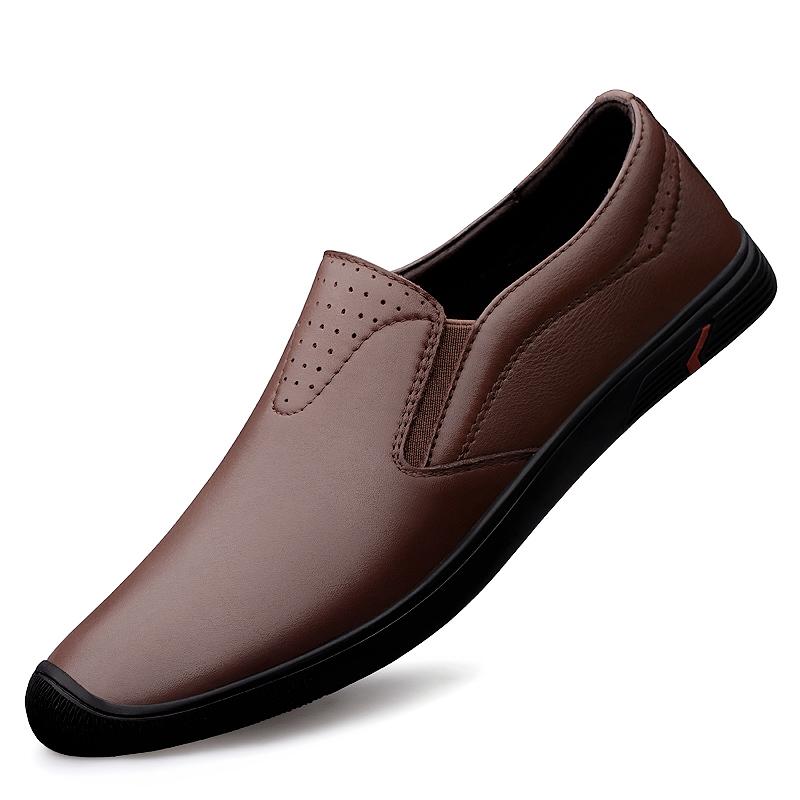 FashionSpring Men Loafers Shoes Soft Genuine Leather Slip-On Sneakers Male Casual Luxury Brand Men Loafers Mocassin Zapatos Hombre