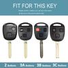 Shell For Toyota RAV4 Prado Previa Avensis Camry Corolla Cruiser 2/3 Buttons TPU Car Remote Key Cover Case for Lexus LX LS RX SC