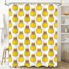 Animal Pocket Print Shower Curtain Set Decorate Your Bathroom With This Adorable Cartoon Dog Design Made From Durable Polyester