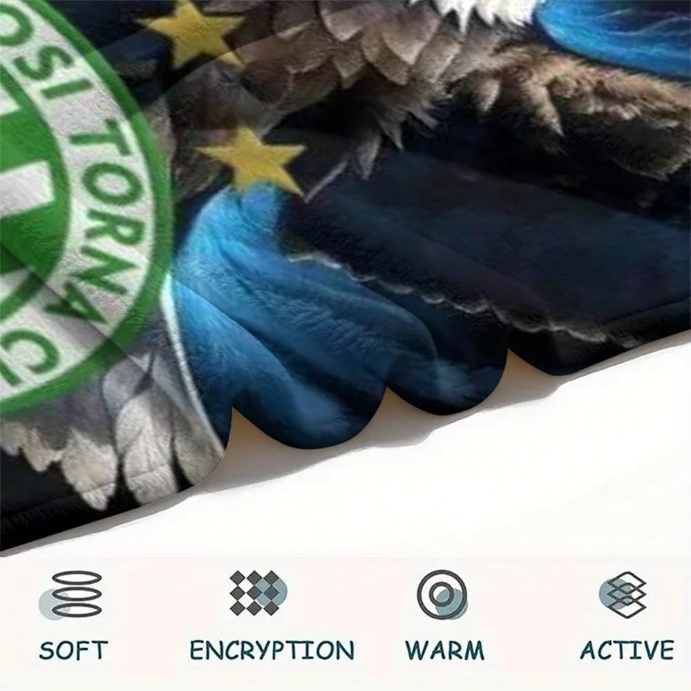 1 szt. Koc flanelowy Fradi z fajnym nadrukiem, Wysokiej jakości, Wygodny na wszystkie pory roku, Wystrój domu, Ciepło i komfort, Idealny na prezenty świąteczne 46