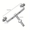 6Pcs Bicycle Rear Shelf Convert  Rear Pannier Racks Connector Seatpost  Adapter for Bike Rack Mount Conversion