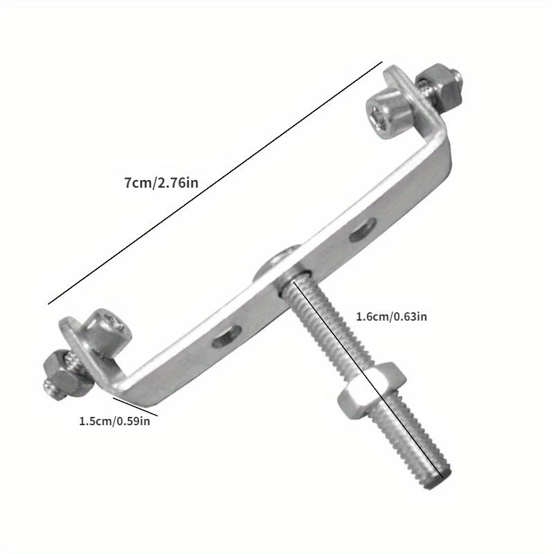 6Pcs Bicycle Rear Shelf Convert  Rear Pannier Racks Connector Seatpost  Adapter for Bike Rack Mount Conversion