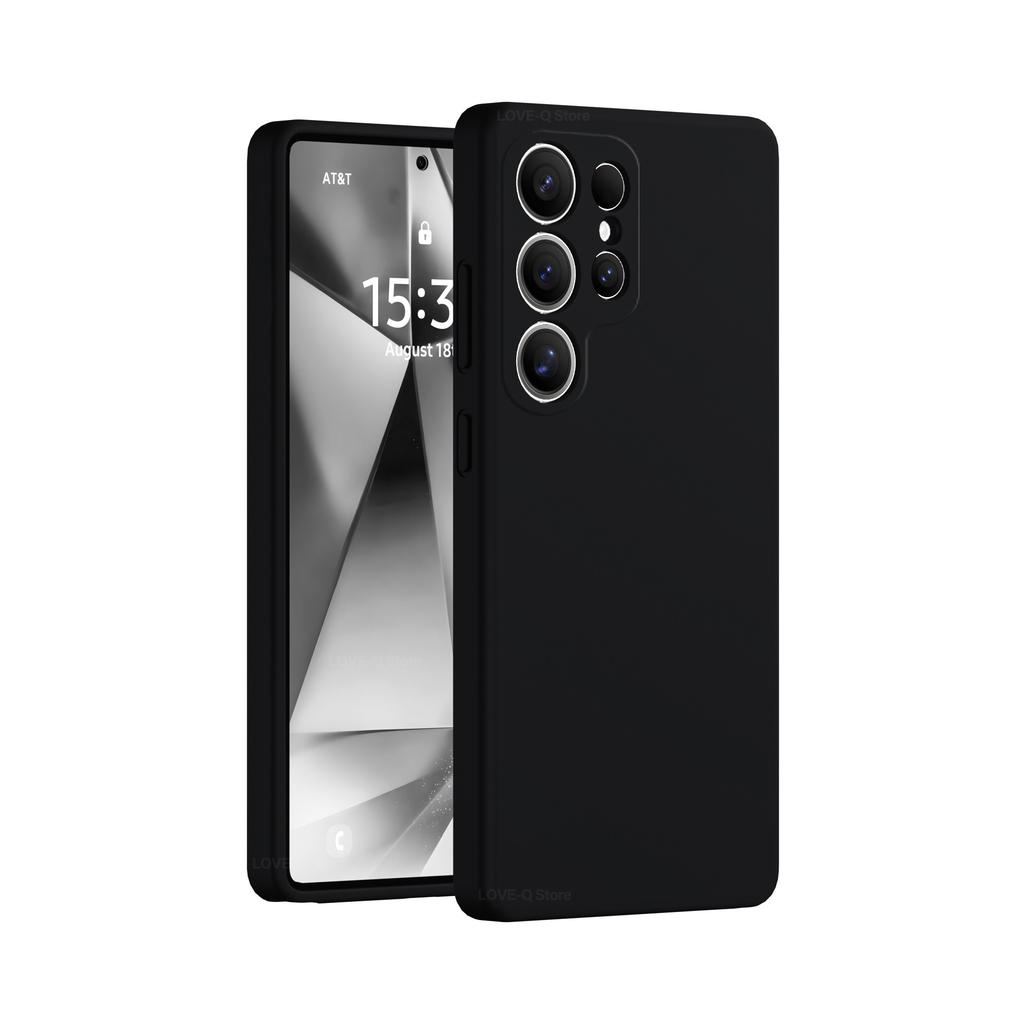 Für S25 S24 Ultra Hülle Luxus Flüssigsilikon Weiche TPU Hülle Für Samsung Galaxy S25 S24 S23 S22 Ultra S 25 Ultra Plus S25Ultra Hüllen