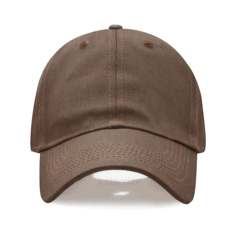 Personalized Custom Baseball Cap Embroidery Bicolor Letter Dad Hat Soft Washed Cotton Fashion Caps Men Women