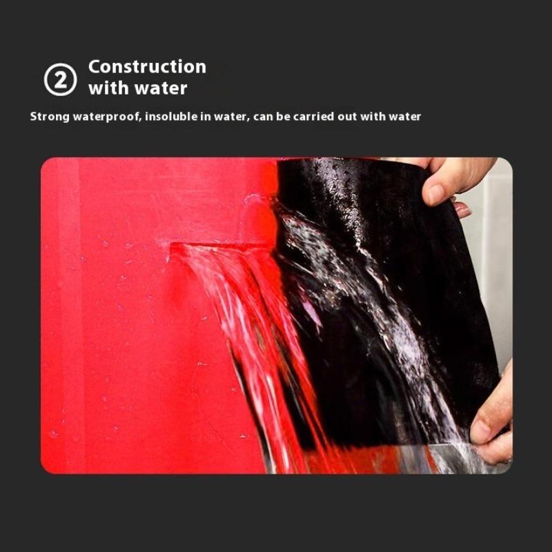 Red White Transparent Waterproof Tape Used for Water Pipe Leakage Rupture Strongly Block Water Leakage Adhesives Sealing Tape
