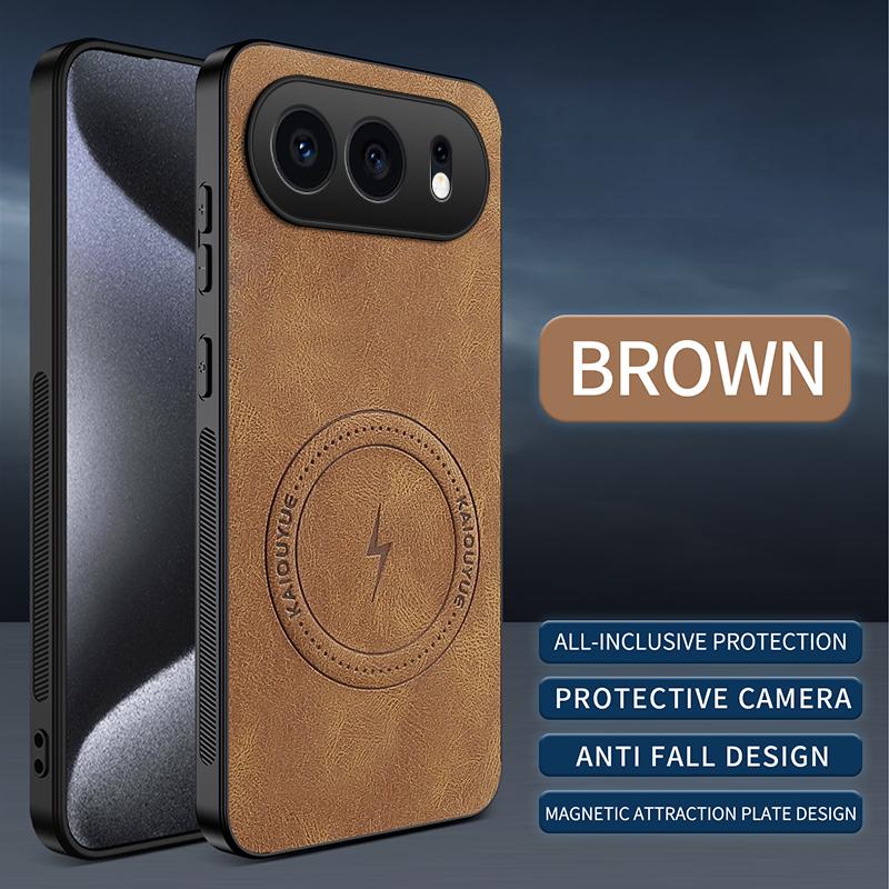 Pro Honor 500 Módní Kožené Nárazuvzdorné Pouzdra na Telefon Pro Honor 500 Magnetický Kryt pro Bezdrátové Nabíjení Pro Honor 500 Silikonový Kryt