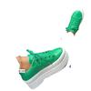 2024 autumn new large size single shoes women's new round head platform casual viscose shoes single shoes spot
