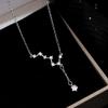 Beidou Seven Star Necklace Women'S Lamp Luxury Niche Design Sense Clavicle Chain Annual Neck Chain Accessories