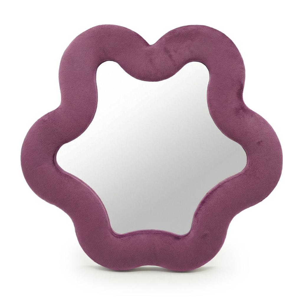 Soft Squiggly Mirror – Star – Mauve (33x31x2.3cm)