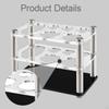 Acrylic Toothbrush Holder Washroom Organizer Large Capacity Toothpaste Storage