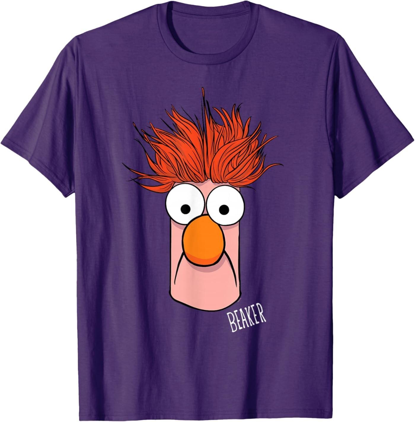 The Muppets Beaker Muppet Labs Big Face T-Shirt S разноцветный
