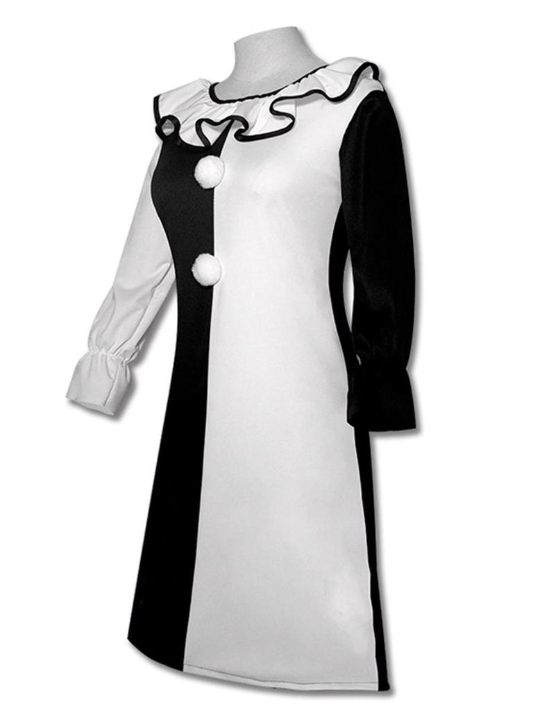 Soul-Shattering Clown Cosplay Halloween Costume - Horror Movie-Inspired Performance Outfit