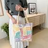 Stylish Colorful Canvas Tote Bag For Women Perfect For Casual Commuting And Daily Use