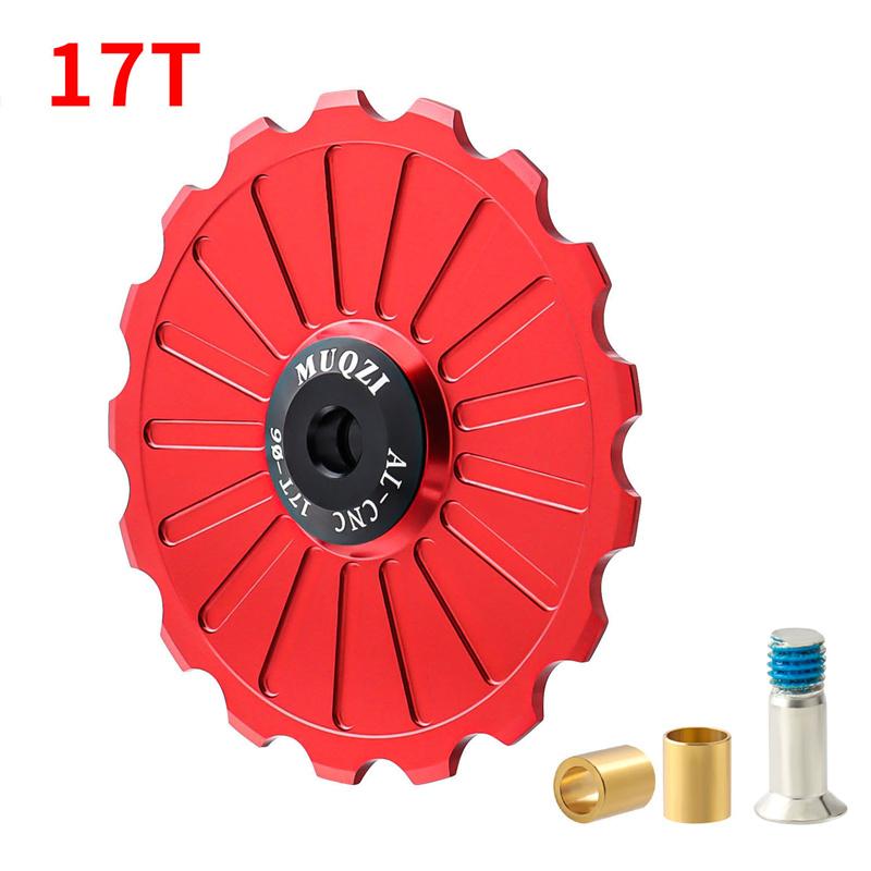 MUQZI 11/12/13/14/15/16/17T Rear Derailleur Jockey Wheel Ceramic Bearing Pulley Guide Wheel For 7/8/9/10/11 Speed