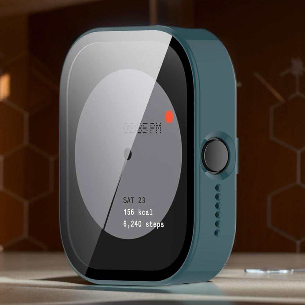 Screen Protector Case with Tempered Glass Full Coverage Bumper Screen Protector Shell for CMF by Nothing Watch Pro Accessories