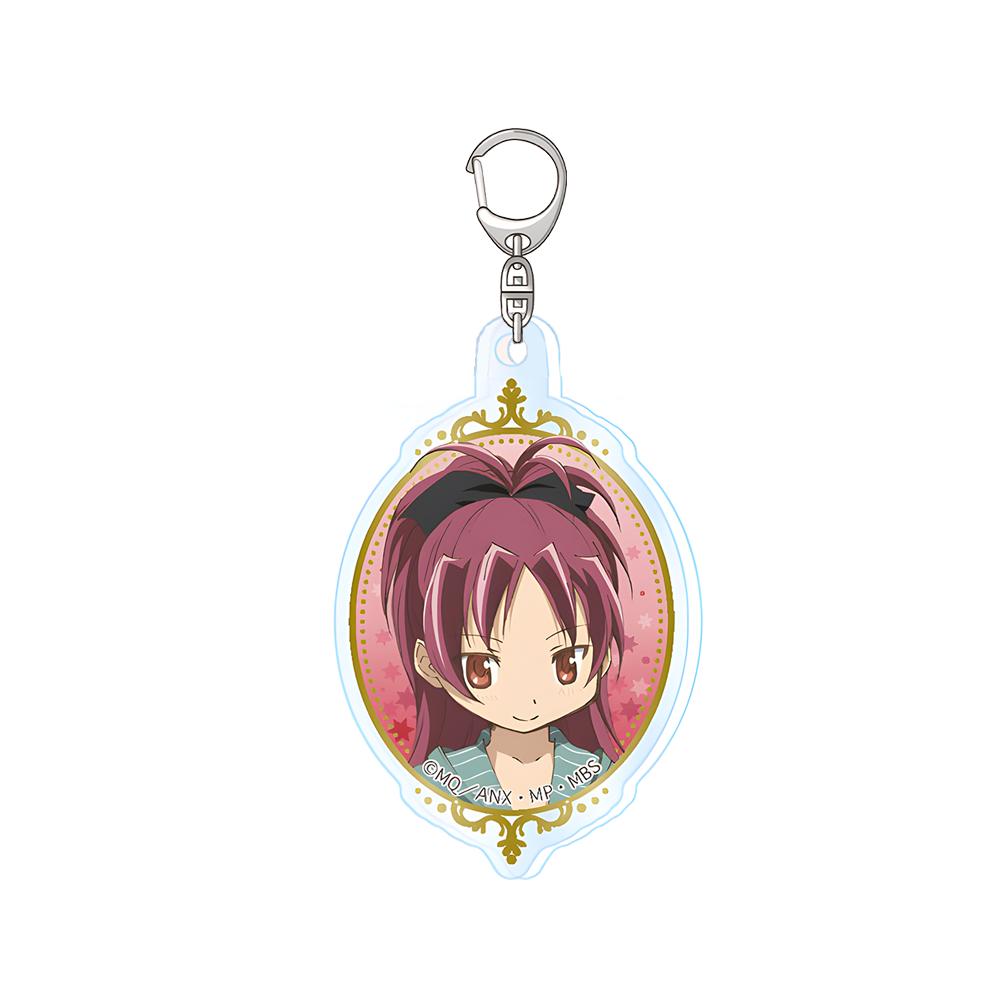 

Puella Magi Madoka Magica Kaname Madoka Akemi Homura Miki Sayaka Sakura Kyōko Tomoe Mami Acrylic Keychain Bag pendant Anime Toy 6 cm