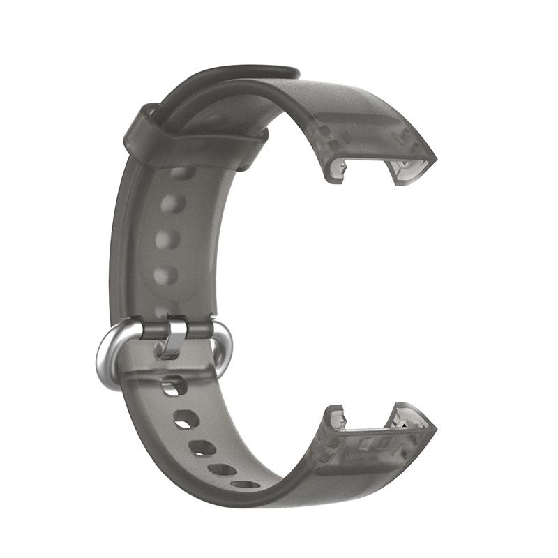 

Transparent TPU Smart Watch Band Replacement Wrist Strap for Xiaomi Redmi Watch/Mi Watch Lite Transparent Black