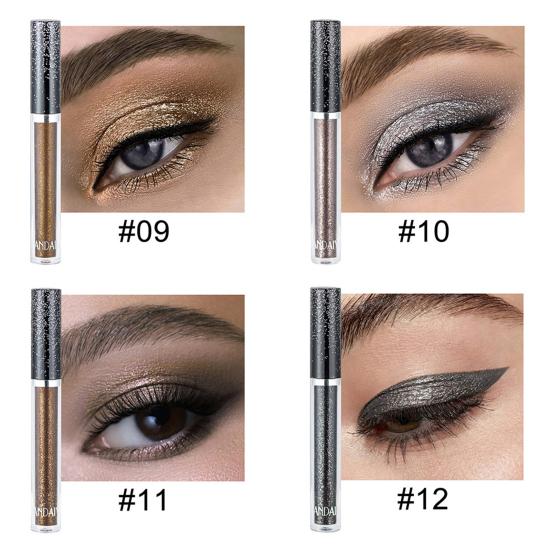 Langvarig kosmetisk 12 farger Single Makeup Øyenskygge for kvinner