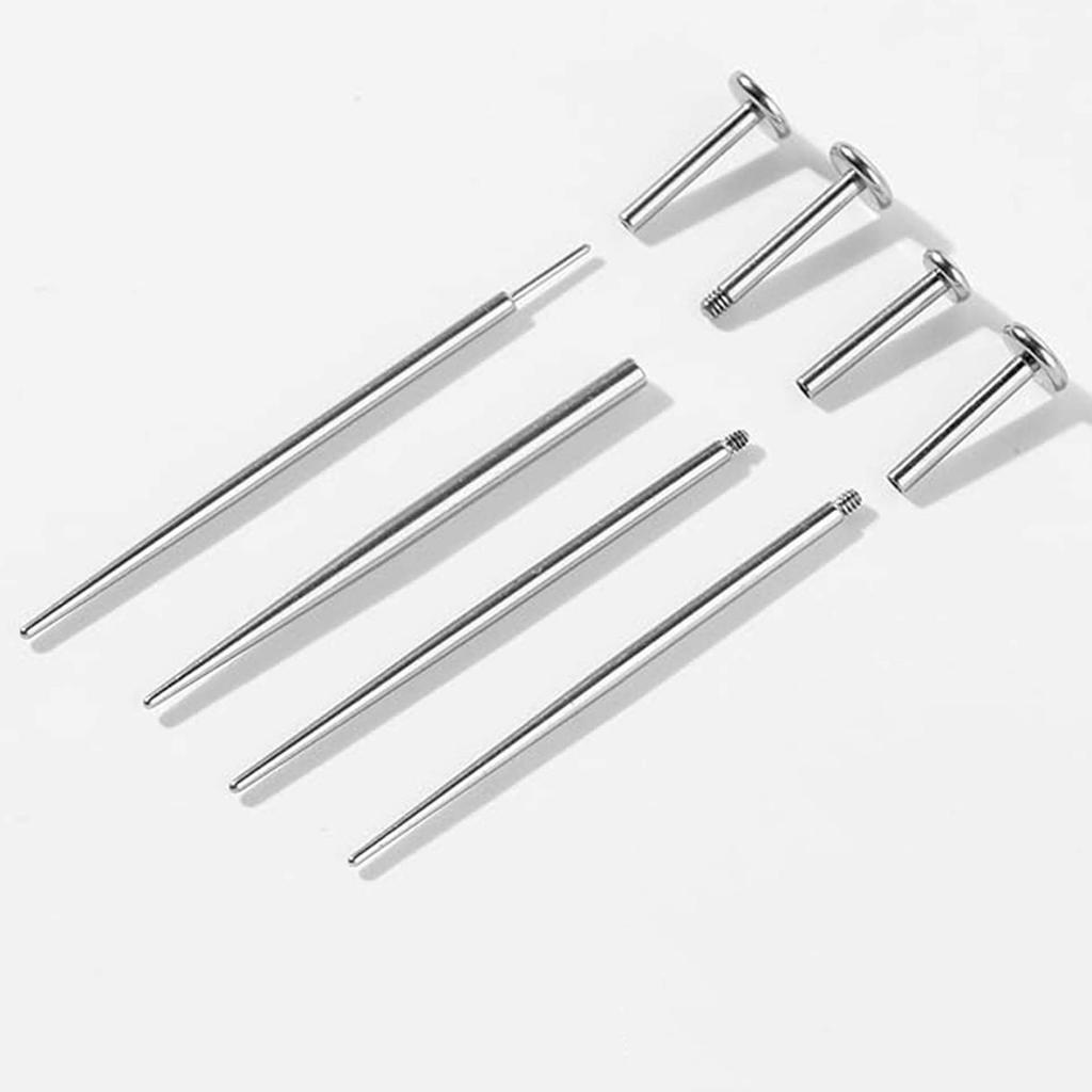 316 Stainless Steel Threaded Guide Pin for Piercing and DIY Tool