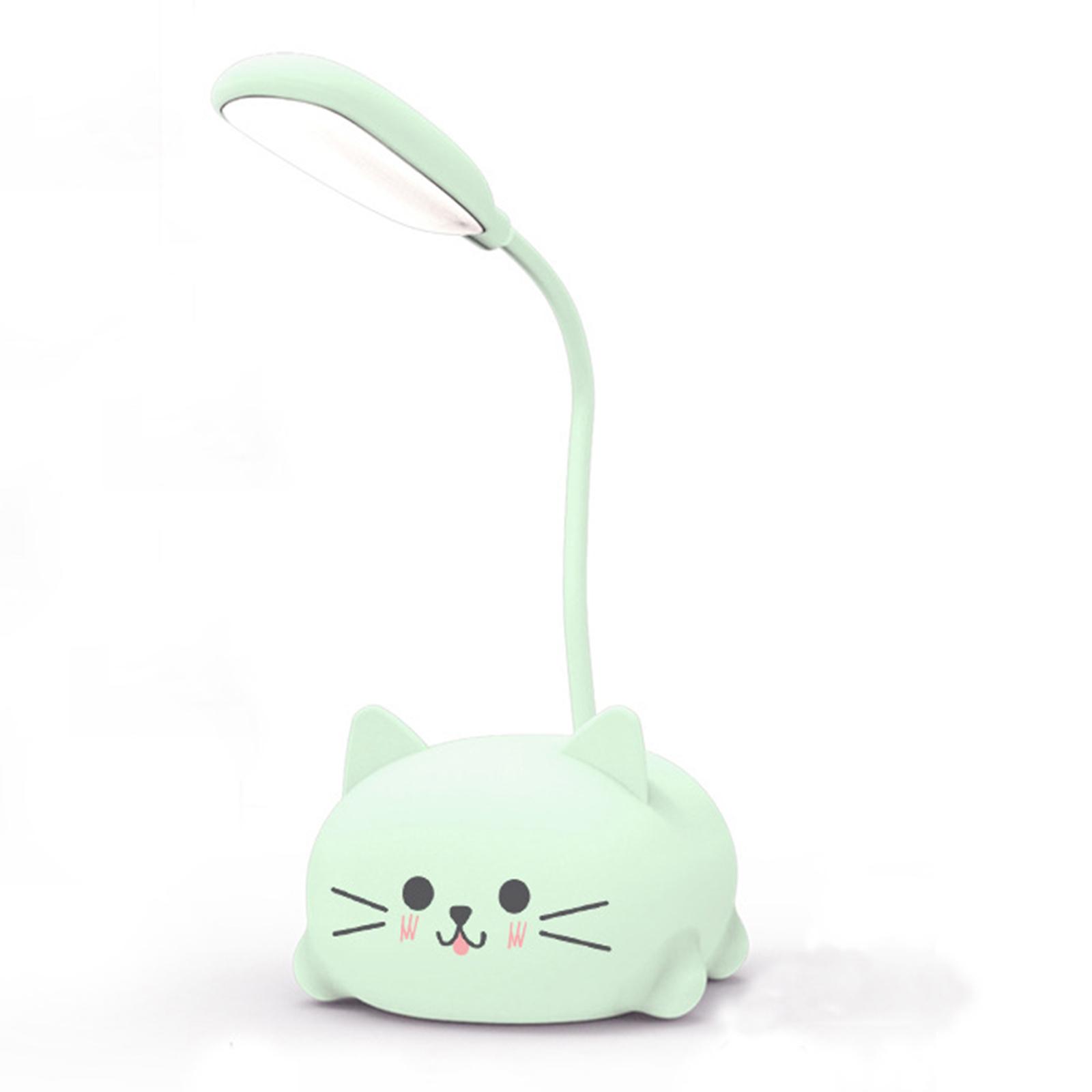 

USB-лампы для защиты глаз, настольные лампы, милый ночник для кошек, 400 мАч, лампа для чтения (зеленый)