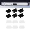 Balení 12 ks protiprachových zátěrek typu C pro nabíjecí port telefonu Silikonový ochranný kryt Univerzální USB C protiprachové zátky pro telefon Tablet