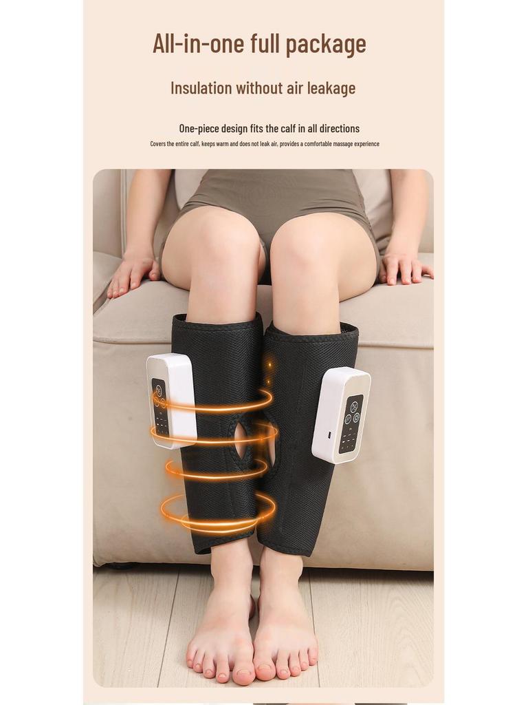 Cross-border Air Wave Foot & Calf Massager with Heat - Top Korean & Japanese Model for Leg Slimming
