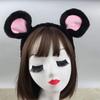 Halloween Mouse Cosplay Costume Set Mouse Ear Headband Tail Bowtie and Nose Animal Dress Up Costume for Kid Cosplay