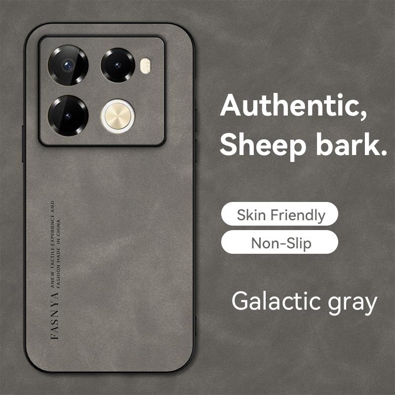 For Infinix Note 40 Pro 5G Case TPU Soft Bumper Shockproof Protect Phone Case For Infinix Note 40 Note 40Pro Leather Back Cover